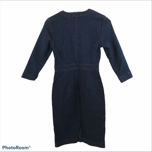 Banana Republic Casual Denim Dress Size 0‎ - Picture 7 of 14